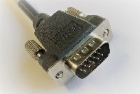 End of a VGA cable